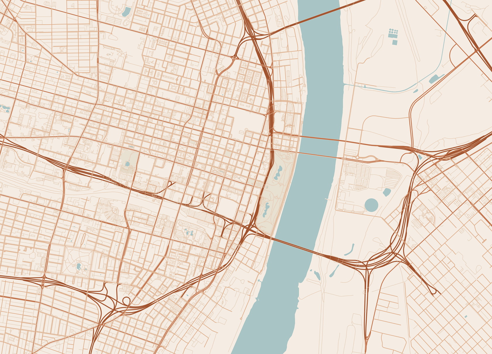 St. Louis, Missouri map